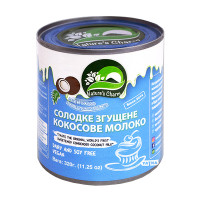 Купити Кокосове згущене молоко Nature's Charm 320 гр Магазин YATNA Київ Україна. Натуральні еко продукти для здоров'я від фермера